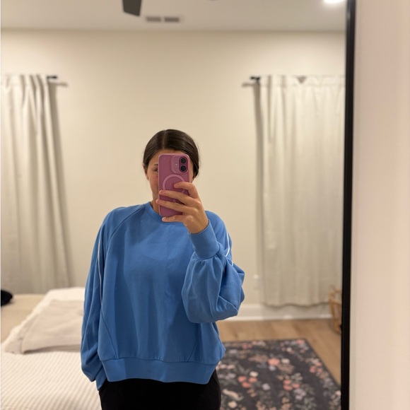 Daily Practice Tops - Daily Practice by Anthropologie Oversized Pullover Sweatshirt